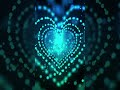 blue heart gold heart moving heart backround video two heart love whatsup status