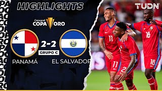 Resumen y goles | Panamá 2-2 El Salvador | Copa Oro 2023 | TUDN