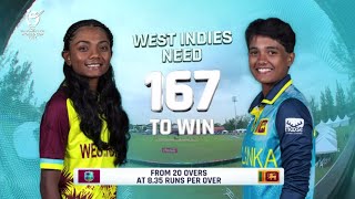 Sri Lanka Women vs West Indies Women U19 T20 World Cup Highlights 2025 | SRIW vs WIW T20 Highlights