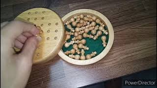 經典單人遊戲-[孔明棋]peg solution