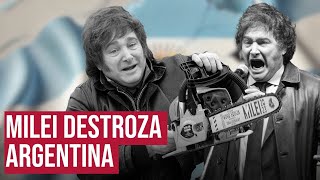 La motosierra de Milei destroza Argentina: “El 55% de los argentinos son pobres”