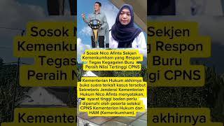 Sosok Nico Afinta Sekjen Kemenkumham yang Respon Tegas . #viralvideo #shorts #kemenkumham_ri #.