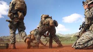 3d LCT Conducts 81mm Live-Fire Mortar Range at Schofield Barracks, Hawaii