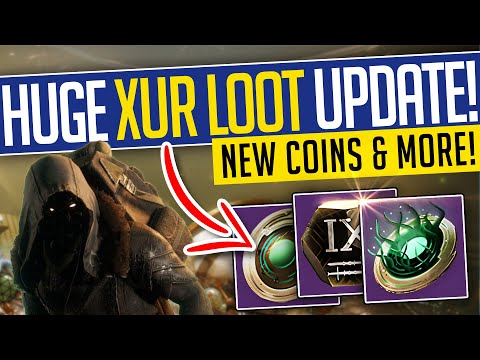 Destiny 2 HUGE XUR LOOT UPDATE! NEW Xur ranks, strange parts and inventory