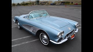 SOLD 1958 Corvette Silver Blue w/Blue interior for sale by Corvette Mike