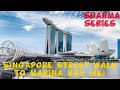 Street walk to Marina Bay! The  world's Beautiful greenest city.. SINGAPORE (4K)