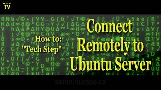 How To Remotely Connect To An Ubuntu Server