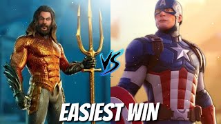Captain america vs Aquaman | Fortnite Gameplay season 3 | ps4 controller |