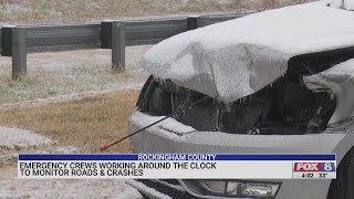 Piedmont Triad emergency crews work to monitor roads, crashes