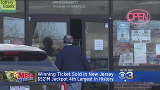 Winning Ticket For $521M Mega Millions Jackpot Sold In New Jersey