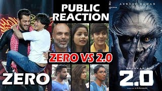 Zero Movie vs Robot 2.0  | PUBLIC REACTION | Shahrukh Khan Beats Akshay kumar & Rajnikant