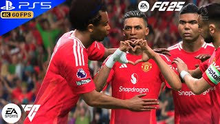 EA SPORTS FC™ 25, English Premiere League, Manchester United Vs Brentford Matchday 8, PS5™, 4K 60FPS