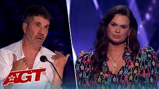 Comedian vs. Simon! Lace Larrabee FIRES BACK At Simon Cowell After Hitting His Buzzer Mid Act