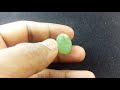 14.55 carats natural green nephrite jade certificate no. ak2203150732