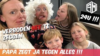 24u zegt papa op alles JA - Familie Meerschaert vlog