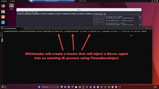 Shhhloader vs Microsoft Defender for Endpoint EDR (ThreadlessInject)