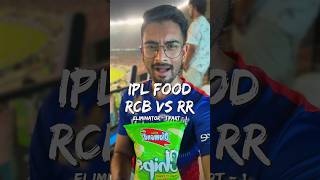 IPL Eliminator-1 Food In Ahmedabad!! RCB Vs RR! 🏏🍔🏆(1/2)