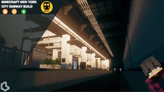 New York City Subway 🚇🌆 | Realistic Underground Transit Build in Minecraft (Cubed Pack)