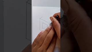 #3d #geometric #drawing #tutorial #viral #short #video #satisfying #artvideo #viral #youtubeshorts