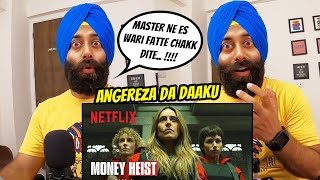 REACTION on Money Heist: Part 5 Vol. 1 | Official Trailer | Netflix | Sanmeet Singh
