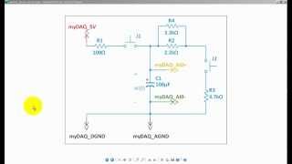 myDAQ homework problem: Transient Circuits -- First-Order -- RC Natural Response