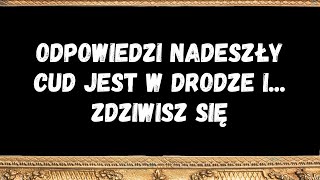 Odpowiedzi nadeszły Cud jest w drodze i... ZDZIWISZ SIĘ