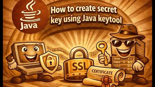 How to create secret key using Java keytool