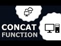 QUICK SQL CONCAT() FUNCTION LESSON