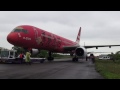 2014.4.1 rctp tpe 桃園國際機場 戰備聯絡道 遠東航空公司班機 b 27013 b 27015 boeing 757 200 搬移至舊桃園海軍基地