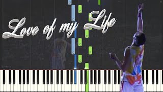 Queen - Love Of My Life Piano/Karaoke *FREE SHEET MUSIC IN DESC.* (As Played by Freddie Mercury)