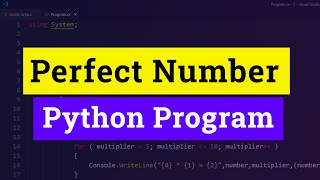 C Program to Check for Perfect Number