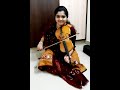 prabho ganapathe Violin by R. Swadisri; Jalra by Supraja Madhvaraj