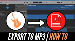 How to export a file to mp3 in Garageband (2021)