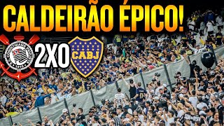 Torcida do Corinthians DÁ SHOW contra Boca Juniors na Neo Química Arena (Libertadores 22)