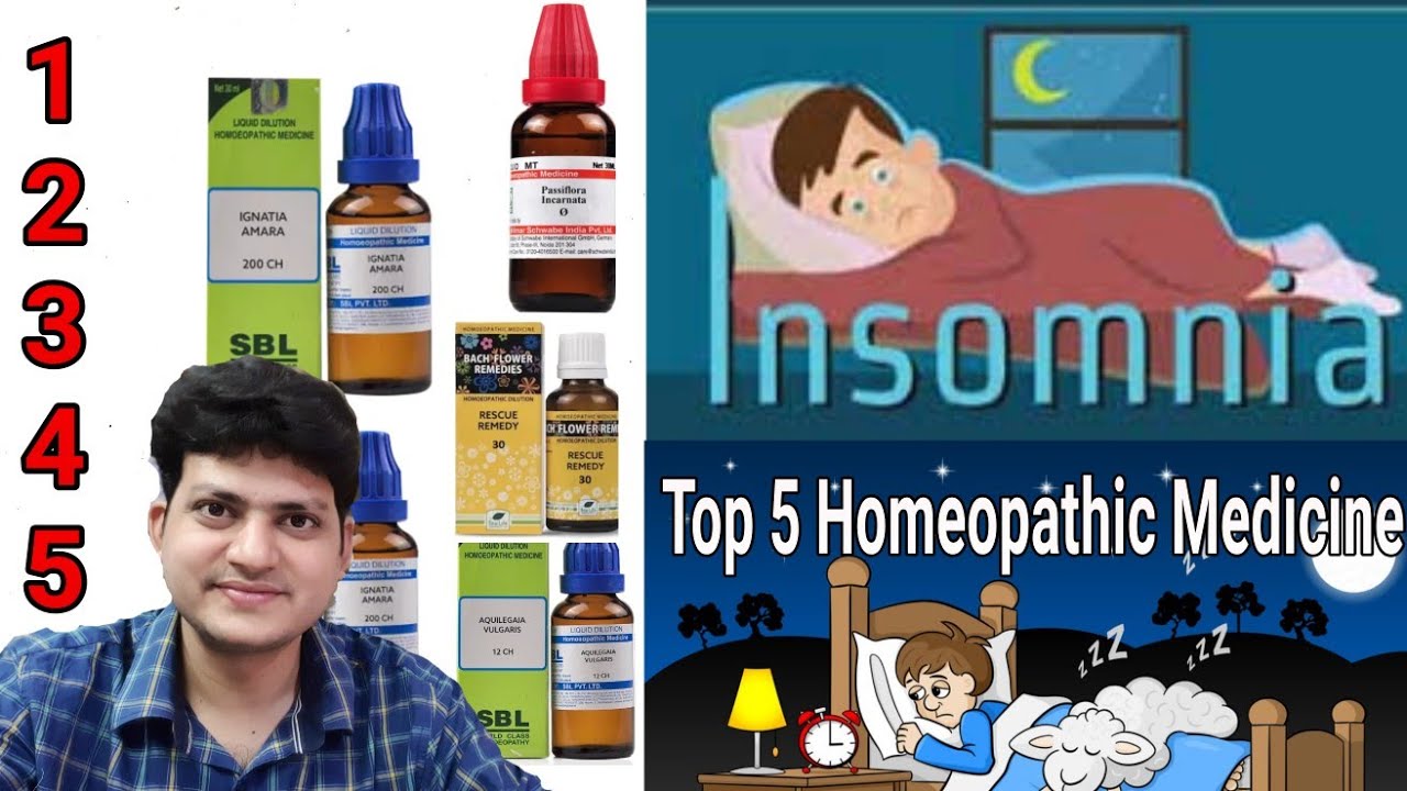 Top 5 Homeopathic Medicine For Insomnia ? - YouTube