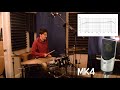 sennheiser mk4 vs shure ksm 32 condenser mics shootout on drums overhead want 2 check