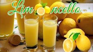 Homemade Limoncello (Italian lemon liqueur) recipe ☆ Maryana Recipe (+Eng. Sub.)