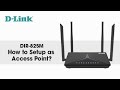D-Link, How to Setup DIR-825M AC1200 MU-MIMO Wi-Fi Gigabit Router as Access Point
