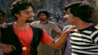 Maga Maharaju Movie || Action Scene Between Chiranjeevi & Balaji || Chiranjeevi,Suhasini