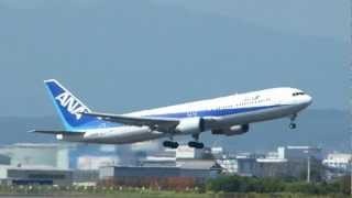 仙台空港　JA8568 All Nippon Airways Boeing 767-300 Takeoff