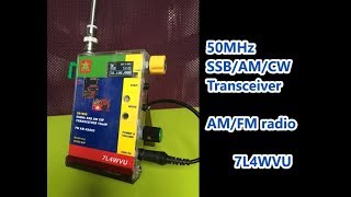 Casette box size 50MHz SSB, AM, CW transceiver