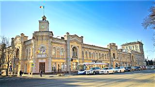 HDR Chisinau Walking Tour 19 January 2025, 4K Moldova