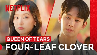 Kim Soo-hyun and Kim Ji-won Find a Four-Leaf Clover 🍀 | Queen of Tears | Netflix Philippines