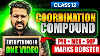 Important Questions of Coordination Compounds | Class 12 Chemistry | Marks Booster