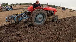 1962 Massey Ferguson 35 2.5 Litre 3-Cyl Diesel Tractor (38 HP) with Ransomes Plough