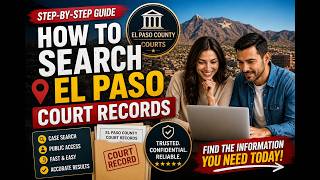 How to search El Paso court records