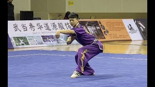 男子查拳 Men's chaquan 第8名 山西队 单昭棋 8.62分 shan xi shan zhao qi 中国传统武术套路 wushu kongfu