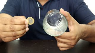 गिलास से जादू करना सीखें | Coin & Glass Magic Trick (Tutorial)