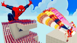 100x SPIDER MAN + 2x GIANT vs 3x EVERY GOD   Totally Accurate Battle Simulator TABS