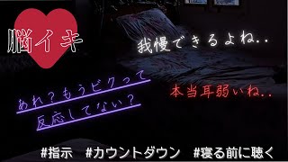 【ASMR】寝る前にドSな彼に痙攣するまで何度も強制的に脳イキさせられる【女性向け／アドリブ】